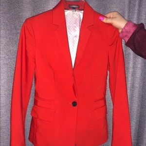 Express red blazer